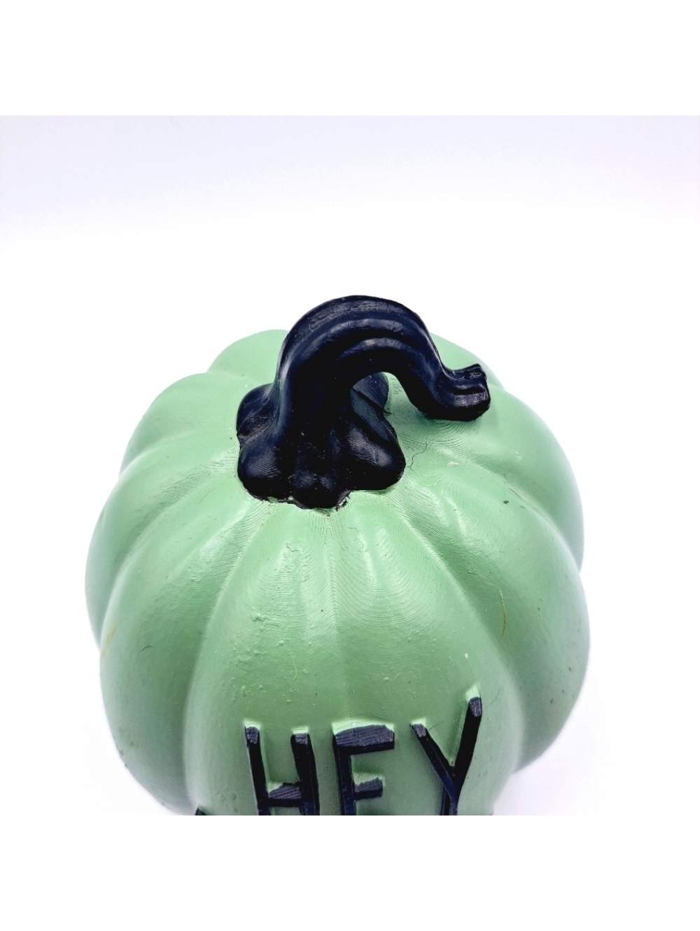 Hey BOO Green Farmhouse Halloween Pumpkin Boo Basket Decor Rustic Fall Ghost - Picture 3 of 8